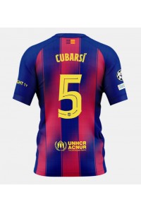 Barcelona Pau Cubarsi #5 Jalkapallovaatteet Kotipaita 2025-26 Lyhythihainen